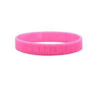 Bracelet Rose En Silicone Pour La Sensibilisation Cancer Du Sein, Octobre Rose Accessoires 2025,Bracelet Silicone De Sensibilisation Au Cancer Du Sein Pour Femme, Espoir, Foi, Force, Courage