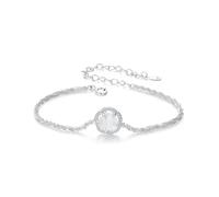 Bracelet rose lumineux, bracelet en argent sterling 925 pour femme