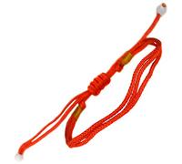 Bracelet Rouge Tissu Tresse Fin kabale 3 Rang amitié Bresilien