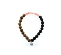 Bracelet Rubis du Brésil + Diopside du Brésil - Longueur 19-20 cm Rouge et Vert TRENDYFLAIR