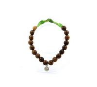 Bracelet Rubis du Brésil + Perles Rubis de Mogok, Birmanie, Myanmar de 8 mm. Qualité 2A Longueur 19-20 cm Rouge Rubis TRENDYFLAIR