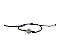 Bracelet Saint Benoît | Cordon réglable avec médaille de Saint Ben | Saint patron des étudiants et de l'Europe | Cadeau catholique pour première communion ou confirmation, Métal, Sans pierre précieuse