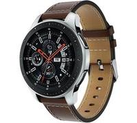 Bracelet Samsung Galaxy Watch 46 mm cuir véritable lisse - marron G