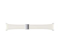 Bracelet - Samsung - Galaxy Watch4/5/6/7/FE - Simili cuir - Crème - Fermoir magnétique