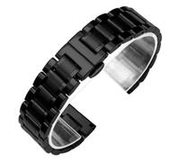 Bracelet Seiko compatible avec le bracelet Jubilee, à maillons solides en acier inoxydable, Oyster 18 mm, SRP-SKX007/SRP-SKX009, SRPD63K1, extrémité incurvée(BK,22mm)