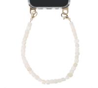 Bracelet Selencia avec pierres naturelles - Blanc perle