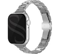 Bracelet Selencia Slim Steel pour l'Apple Watch Series 1 à 9 / SE (38/40/41 mm) | Series 10 (42 mm) - Argent