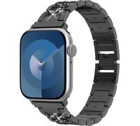 Selencia Selencia Bracelet à maillons scintillants brillant Watch Series 1 á 9 / SE (38/40/41 mm) | Series 10 (42 mm) Noir Noir