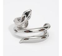 Bracelet serpent en émail argenté UN