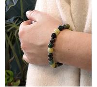 Bracelet - SHOP-STORY - Lucky Bracelet - Citrine, Agate, Jade, Hématite - 19 cm - Mixte