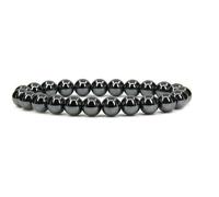 Bracelet - SHOP-STORY - Régénération - Hématite - 18 cm - Homme - Élastique