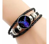 Bracelet Signe du Zodiaque Esprit | Bracelet Corde Signe du zodiaque | Bracelet enroulé tissé à la main comme cadeau pour adultes