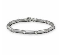 Bracelet Silberdream 18,8cm Argent Blanc Bracelet Femme Zircone Sda447w