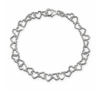 Bracelet Silberdream 19cm Bracelet En Argent Coeurs Femme Argent Sda2529j