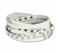 Bracelet Silberdream Blanc Femme Homme Cuir - Cuir De Vachette Tannée - La2250w