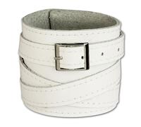 Bracelet Silberdream Bracelet Femme Blanc Cuir - Cuir De Vachette Tannée - La1302w