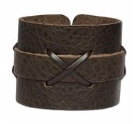 Bracelet Silberdream Bracelet Homme Marron Cuir - Cuir De Vachette Tannée - La4071b