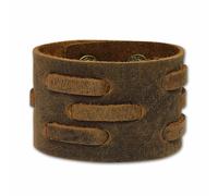 Bracelet Silberdream Cuir Homme Marron Foncé - Cuir De Vachette Tanné - La1821