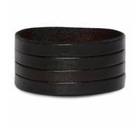 Bracelet Silberdream Cuir Homme Marron Foncé - Cuir De Vachette Tanné - La5428s