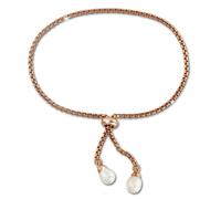 Bracelet Silberdream Jusquà 25cm Bracelet Rose Blanc Perle Femme Argent Sda2255e