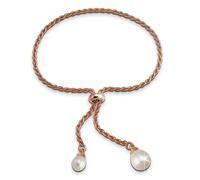 Bracelet Silberdream Jusquà 25cm Bracelet Rose Blanc Perle Femme Argent Sda2295e