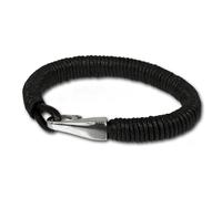 Bracelet Silberdream Noir Femme Homme Cuir - Cuir De Vachette Tannée - La0108s