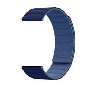 Bracelet Silicone 22mm pour Garmin Venu 4 45mm/Venu 3 45mm/Vivoactive 4 | Bracelet Magnétique de Remplacement pour Garmin Forerunner 570 47mm/265/255/Active/Huawei Watch GT 7 Pro 46mm, Bleu Marine