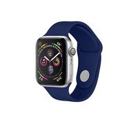 imoshion Bracelet silicone pour Apple Watch Series 1 á 11 / SE / Ultra (44/45/46/49 mm) - Bleu foncé