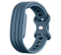 Bracelet Silicone de Sport Souple Réglable Compatible avec Google Fitbit Air, Boucle, Résistante à l'eau et à la Sueur, Ajustement Réglable pour Tracker d'activité Sans écran (Bleu foncé, 24.8cm)