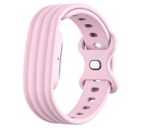 Bracelet Silicone de Sport Souple Réglable Compatible avec Google Fitbit Air, Boucle, Résistante à l'eau et à la Sueur, Ajustement Réglable pour Tracker d'activité Sans écran (Rose vif, 28.3cm)
