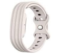 Bracelet Silicone de Sport Souple Réglable Compatible avec Google Fitbit Air, Boucle, Résistante à l'eau et à la Sueur, Ajustement Réglable pour Tracker d'activité Sans écran (Blanc, 24.8cm)