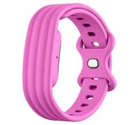 Bracelet Silicone de Sport Souple Réglable Compatible avec Google Fitbit Air, Boucle, Résistante à l'eau et à la Sueur, Ajustement Réglable pour Tracker d'activité Sans écran (Violet vif, 24.8cm)