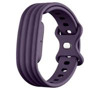 Bracelet Silicone de Sport Souple Réglable Compatible avec Google Fitbit Air, Boucle, Résistante à l'eau et à la Sueur, Ajustement Réglable pour Tracker d'activité Sans écran (Violet, 28.3cm)