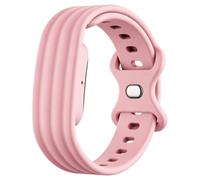 Bracelet Silicone de Sport Souple Réglable Compatible avec Google Fitbit Air, Boucle, Résistante à l'eau et à la Sueur, Ajustement Réglable pour Tracker d'activité Sans écran (Rose, 24.8cm)