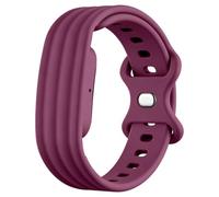 Bracelet Silicone de Sport Souple Réglable Compatible avec Google Fitbit Air, Boucle, Résistante à l'eau et à la Sueur, Ajustement Réglable pour Tracker d'activité Sans écran (Rouge foncé, 24.8cm)