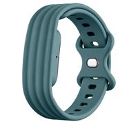 Bracelet Silicone de Sport Souple Réglable Compatible avec Google Fitbit Air, Boucle, Résistante à l'eau et à la Sueur, Ajustement Réglable pour Tracker d'activité Sans écran (Vert foncé, 24.8cm)
