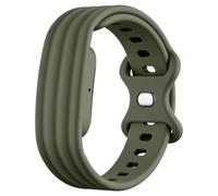 Bracelet Silicone de Sport Souple Réglable Compatible avec Google Fitbit Air, Boucle, Résistante à l'eau et à la Sueur, Ajustement Réglable pour Tracker d'activité Sans écran (Verte, 28.3cm)