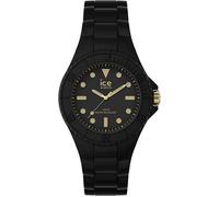 ICE-WATCH - Ice Generation Black Gold - Montre Noire pour Femme avec Bracelet en Silicone - 019143 (Small)