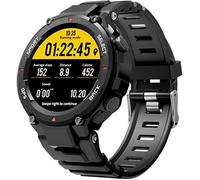 Bracelet silicone / plastique homme - Lotus - Montre Lotus connectée GPS Smartime noire - Couleur de la matière:Noir
