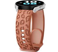Bracelet Silicone pour Garmin Vivoactive 6/5/3, 20mm Sport Leopard Bracelets de Remplacement pour Garmin Vivomove 3/Sport/Style/Luxe/Trend/HR,D2 Air X10/Bounce 2