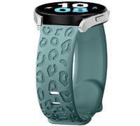 Bracelet Silicone pour Garmin Vivoactive 6/5/3, 20mm Sport Leopard Bracelets de Remplacement pour Garmin Vivomove 3/Sport/Style/Luxe/Trend/HR,D2 Air X10/Bounce 2