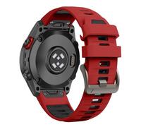 Bracelet silicone Quickfit 26mm pour Garmin Fenix 8/8pro 51mm/7x Pro | 6x/6x Pro/5x/5x Plus, bracelet bicolore pour Garmin Enduro 2, Fenix 3/3 HR, Instinct 2X, Epix Pro 51mm, Descent MK1/2