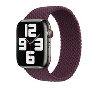 Bracelet Solo tressé pour Apple Watch | 38/40/41/42 mm - Taille 3 - Dark Cherry