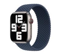 Bracelet Solo tressé pour Apple Watch | 38/40/41/42 mm - Taille 4 - Abyss Blue