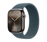 Bracelet Solo tressé pour Apple Watch | 38/40/41/42 mm - Taille 4 - Lake Green
