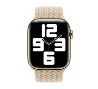 Bracelet Solo tressé pour Apple Watch | 44/45/46/49 mm - Taille 6 - Beige