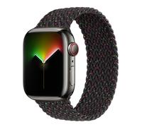 Bracelet Solo tressé pour Apple Watch | 44/45/46/49 mm - Taille 9 - Black Unity
