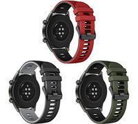 Bracelet Songsier Compatible avec Huawei Watch GT2/GT3/GT Active/Galaxy Watch 3/4, Bracelet en Silicone de 22mm