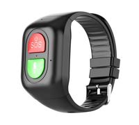 Bracelet SOS Bracelet Bracelet Bracelet Emplacement d'urgence Bracelet Bracelet Fitness Watch for Seniors Kids Black Emergency Bracelet