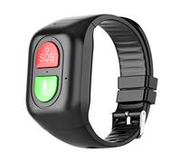 Bracelet SOS Bracelet Suivi Emplacement d'urgence Call Call Trackers Fitness Trackers pour Les aînés Kids Black Urgence